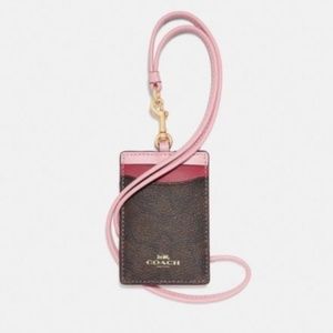 COACH ID LANYARD INCOLORBLOCk SIGNATURE-Cave